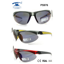 Popular Plastic Sport Sunglasses for Woman Man (PS976)